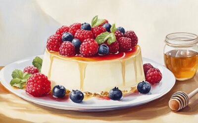 Recette de pannacotta adaptee pour une alimentation saine pendant la grossesse